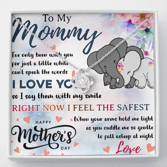 To My Mommy Gift Necklace, Trendy, Gift for New Mom, Happy Mother's Day Gift