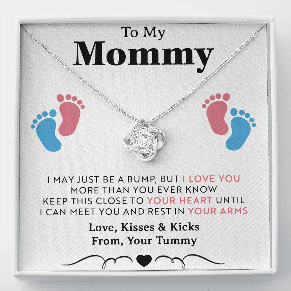 To My Mommy Gift Necklace, Trendy, Gift for New Mom in Hospital, Pregnancy Gift