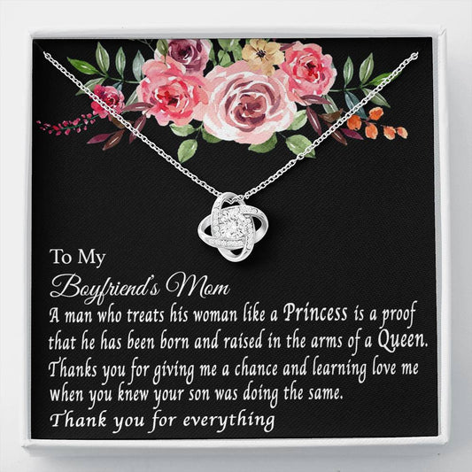 To My Boyfriend's Mom Necklace, For My Boyfriend's Mom, Birthday Gift