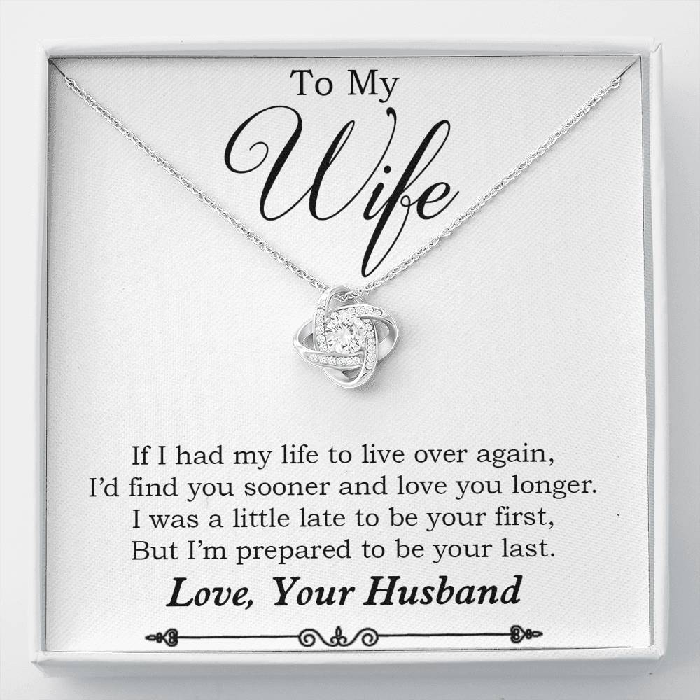 To My Wife Necklace, Engagement Gift for Future Wife, Birthday Gift