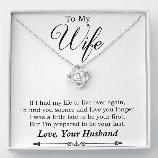 To My Wife Necklace, Engagement Gift for Future Wife, Birthday Gift