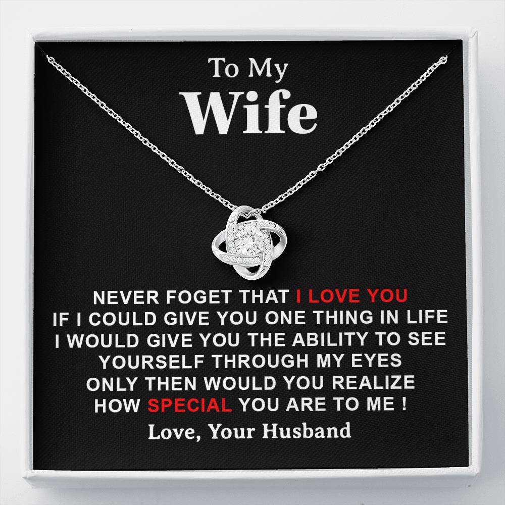To My Wife Necklace, Engagement Gift For Her, Future Wife Birthday Gift