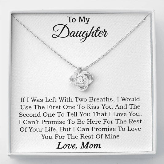 To My Daughter Necklace, Daughter Father Necklace, Daughter Gift from Mom