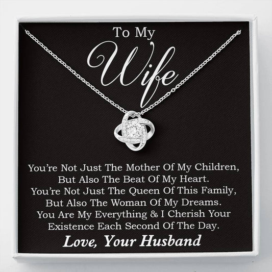 Wife Gift for Mothers Day Necklace, To Wife Mother Day Gift For Wife