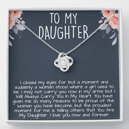 To My Daughter Necklace Gift, Necklace for Daughter, Gift for Daughter