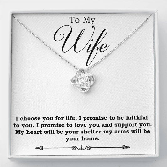 To My Wife Necklace, Birthday Gift for Wife, Gift for Wife, Necklace for Wife, Gift for Wife Birthday