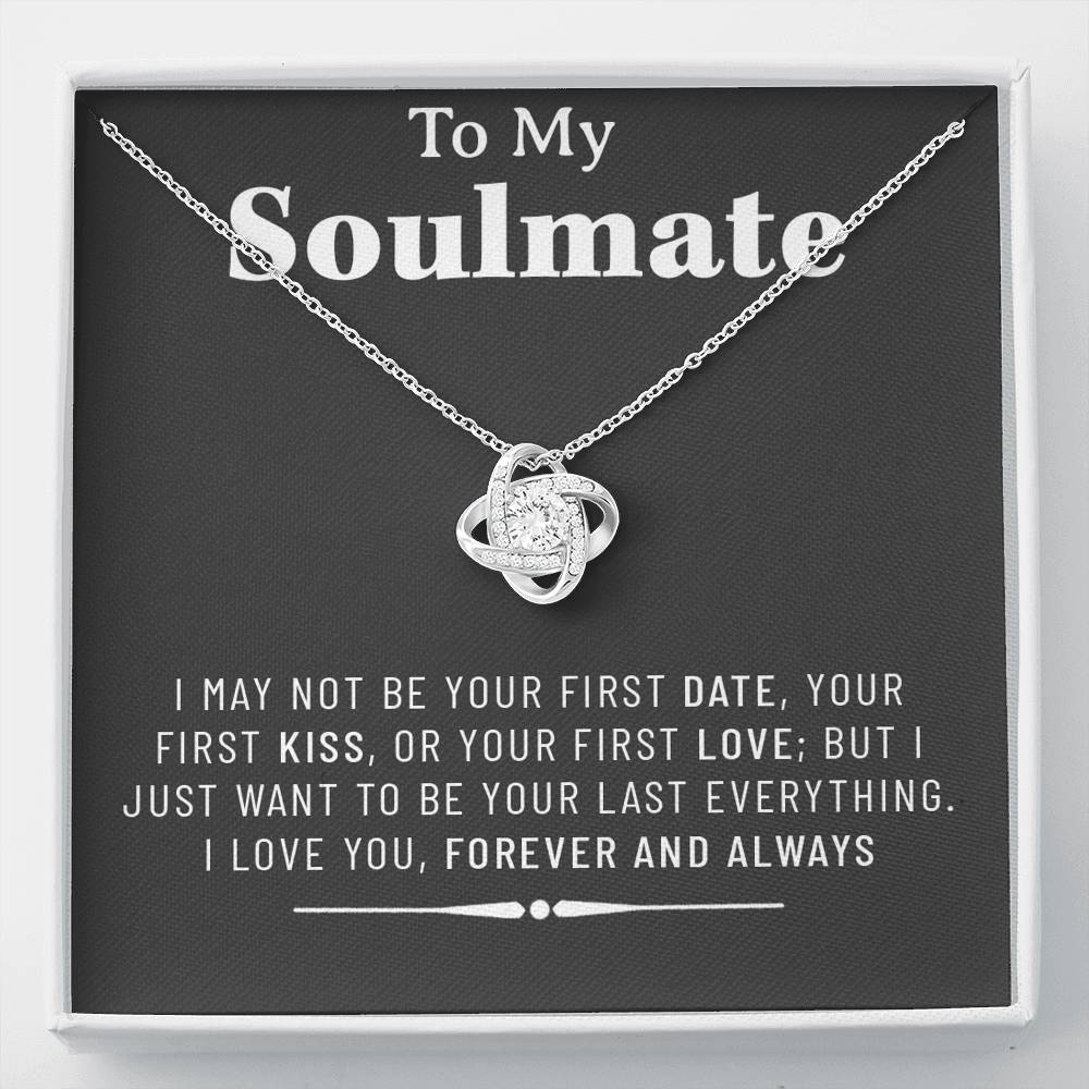 to My Soulmate Necklace, Engagement Gift for Her, Future Wife Birthday Gift