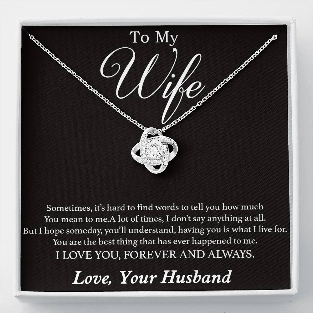 To My Wife Necklace, Gift For Wife, Anniversary Gift For Wife, Necklace For Wife