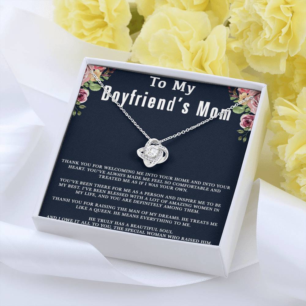 To My Boyfriends Mom Necklace, Boyfriend's Mom Gift, Mother's Day Gift for Boyfriends Mom