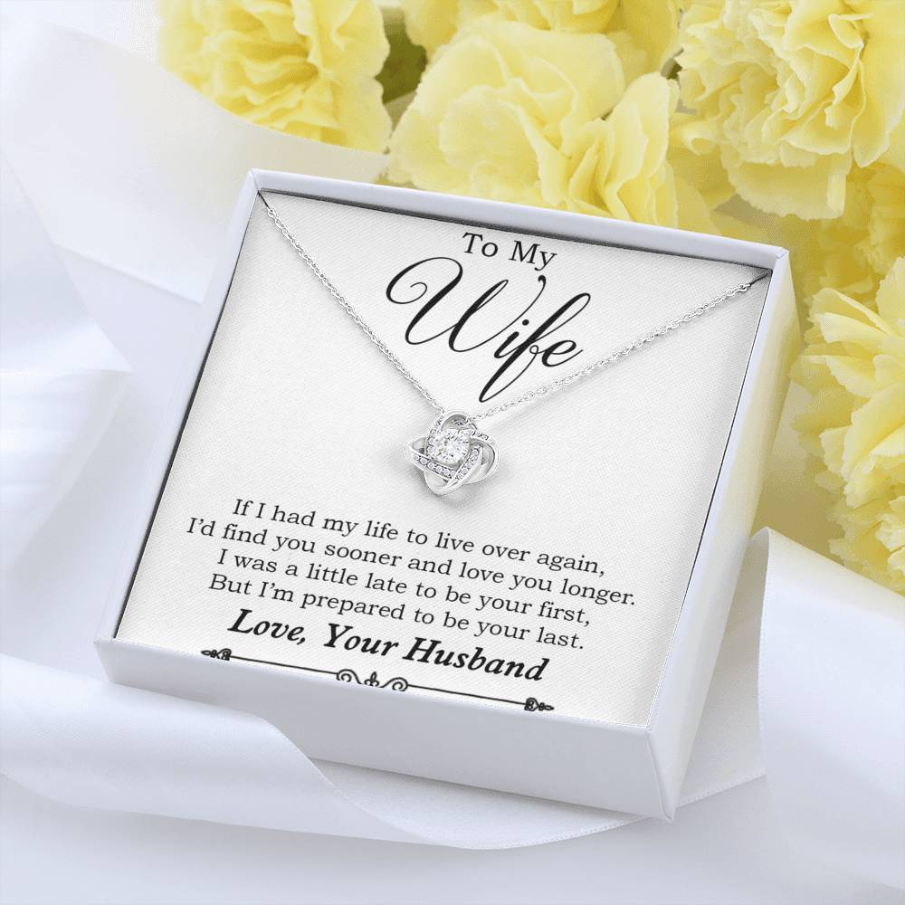 To My Wife Necklace, Engagement Gift for Future Wife, Birthday Gift