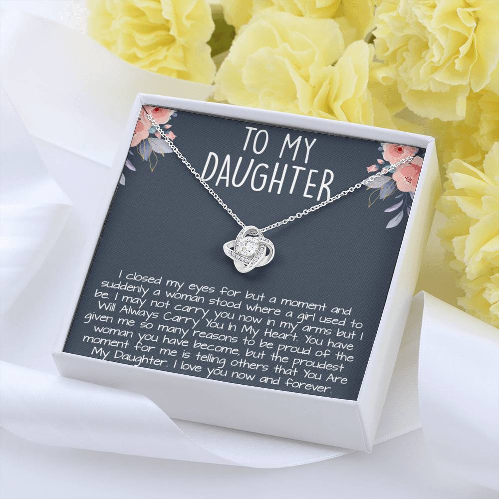 To My Daughter Necklace Gift, Necklace for Daughter, Gift for Daughter