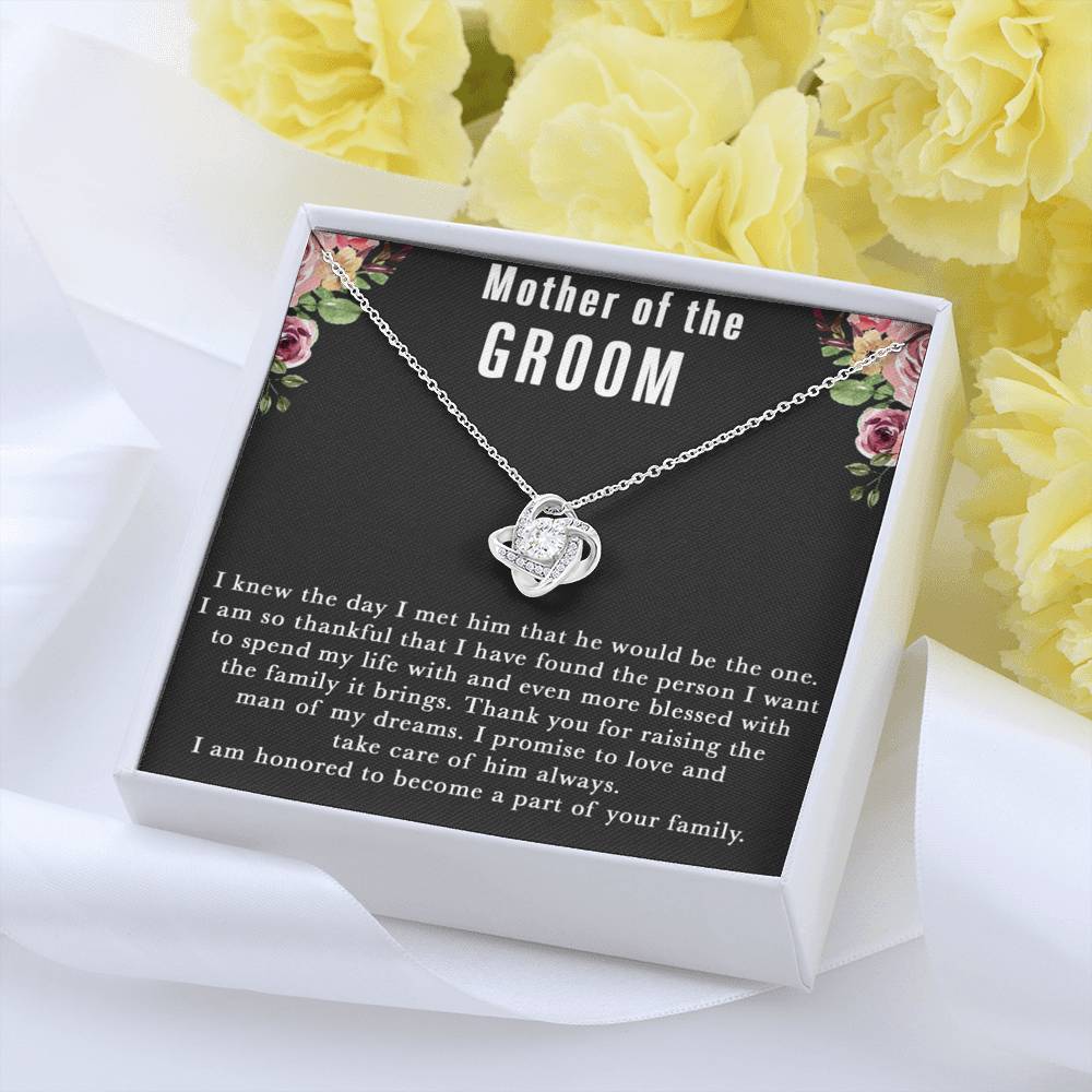 Mother of the Groom Necklace, Mother-In-Law Gift, Gift for Mother of the Groom