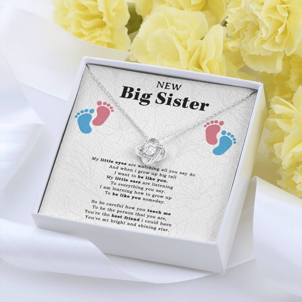 New Big Sister Gift Necklace, Gifts from Baby to Big Sister, Future Big Sister Gift