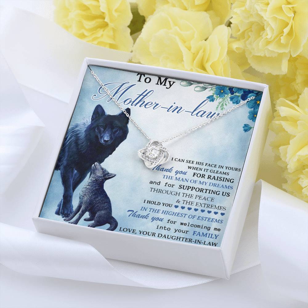 Mother In Law Gift, To My Mother In Law Necklace, Mother Of The Groom Gift From Bride