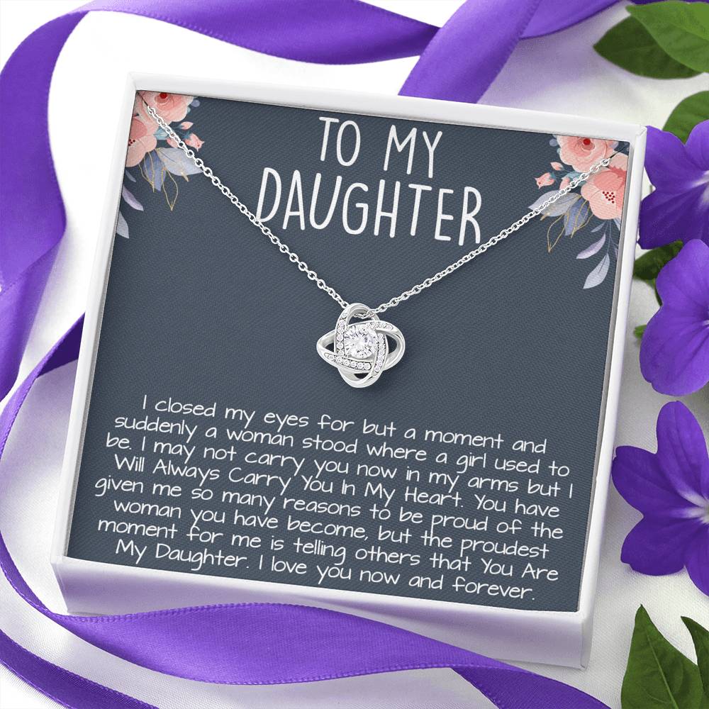 To My Daughter Necklace Gift, Necklace for Daughter, Gift for Daughter