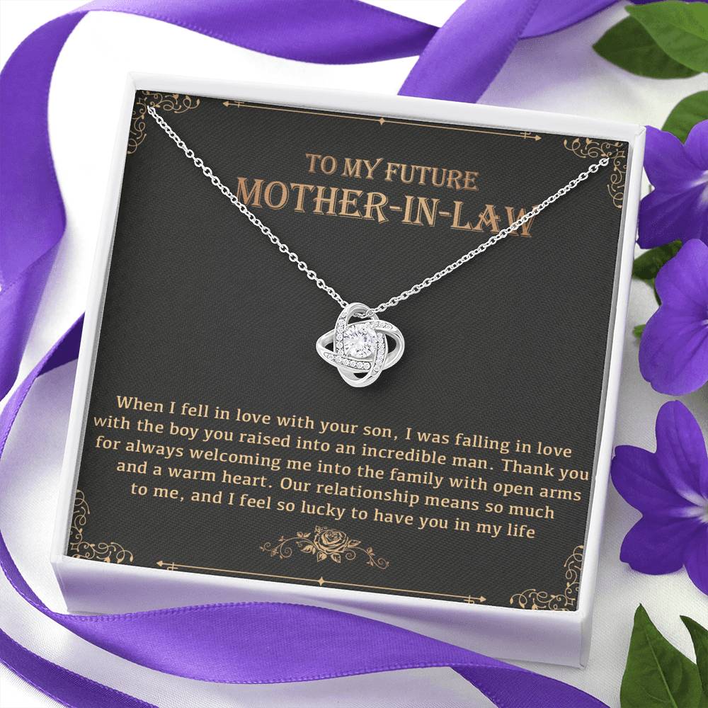 To My Mother-In-Law Necklace, Gift for Mother-in-law, Mother-in-law Necklace