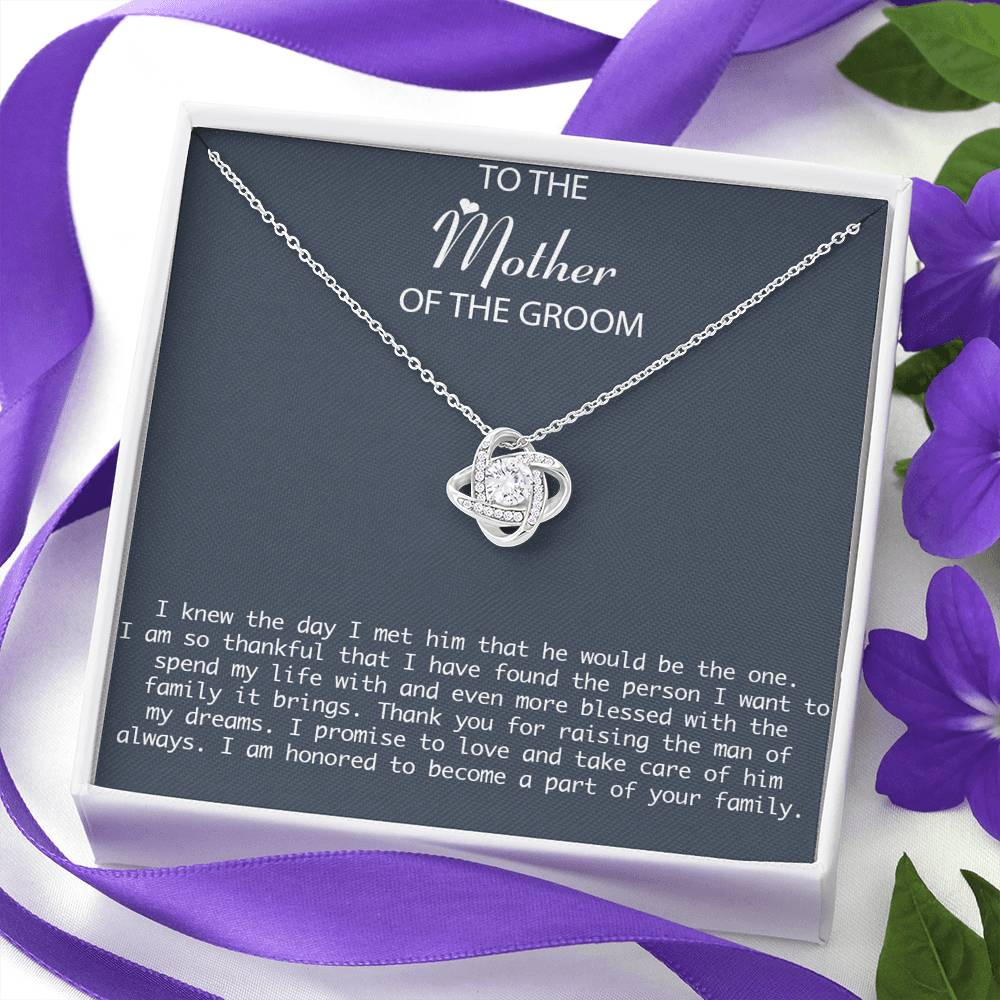 Mother-In-Law Necklace, Mother of the Groom Gift from Bride, Mother-In-Law Necklace, Mother of the Groom Gift