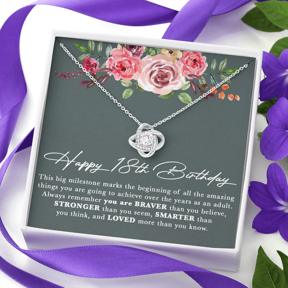 18th Birthday Gifts for Girls Necklace, 18 Year Old Birthday Gift, 18th Birthday