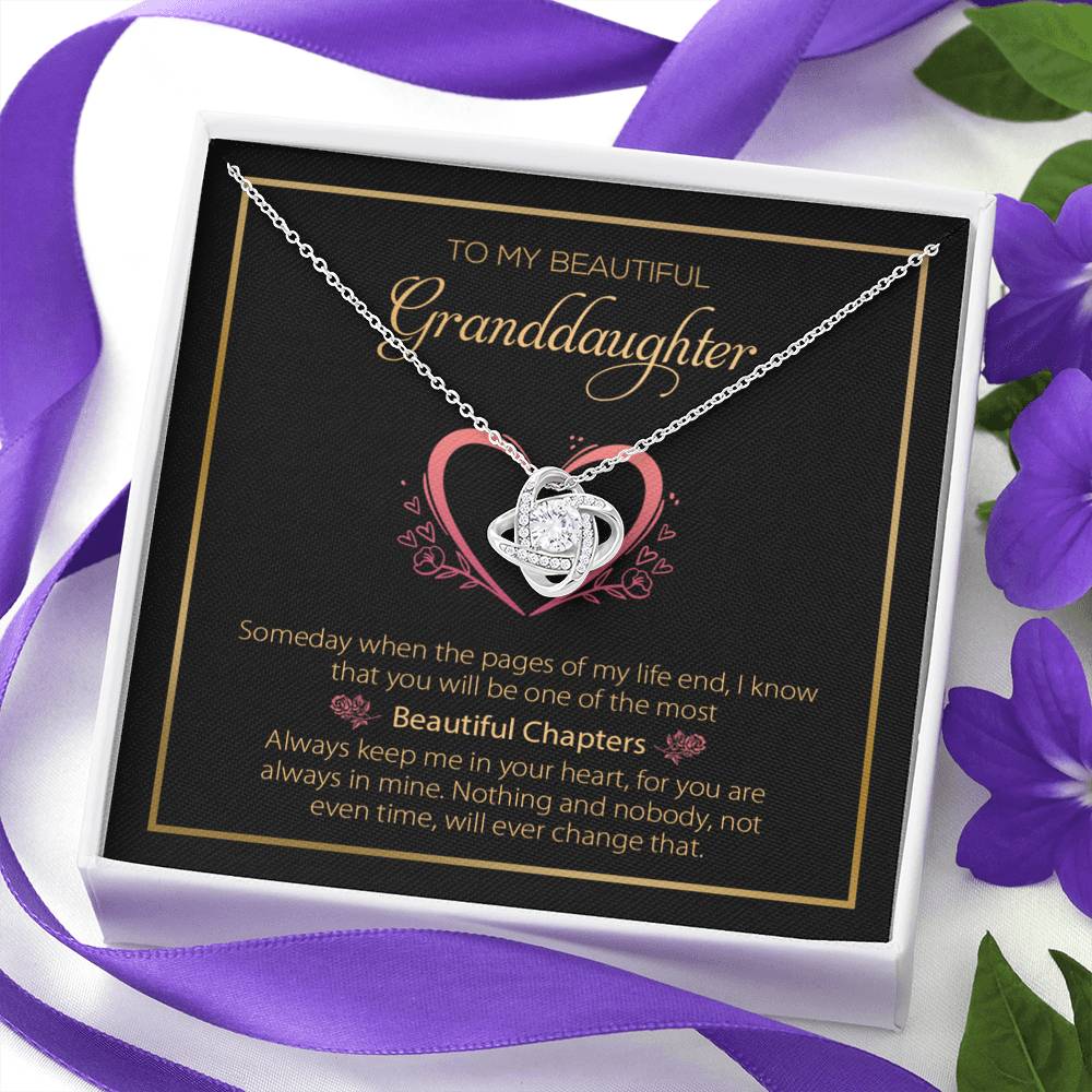 To My Granddaughter Necklace, Granddaughter Necklace, Granddaughter Gifts