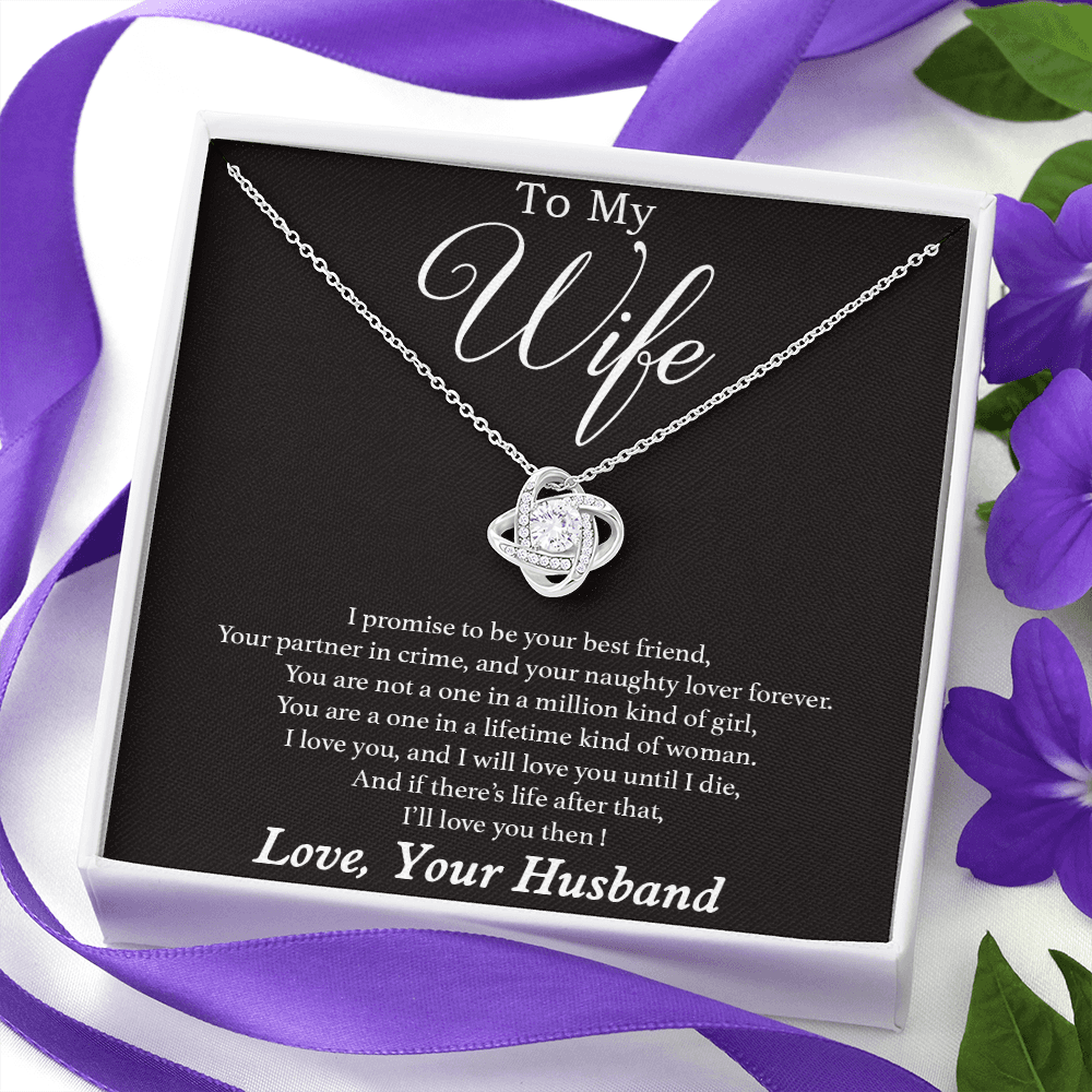 To My Wife Necklace, Gift For Wife, Anniversary Gift For Wife, Necklace For Wife