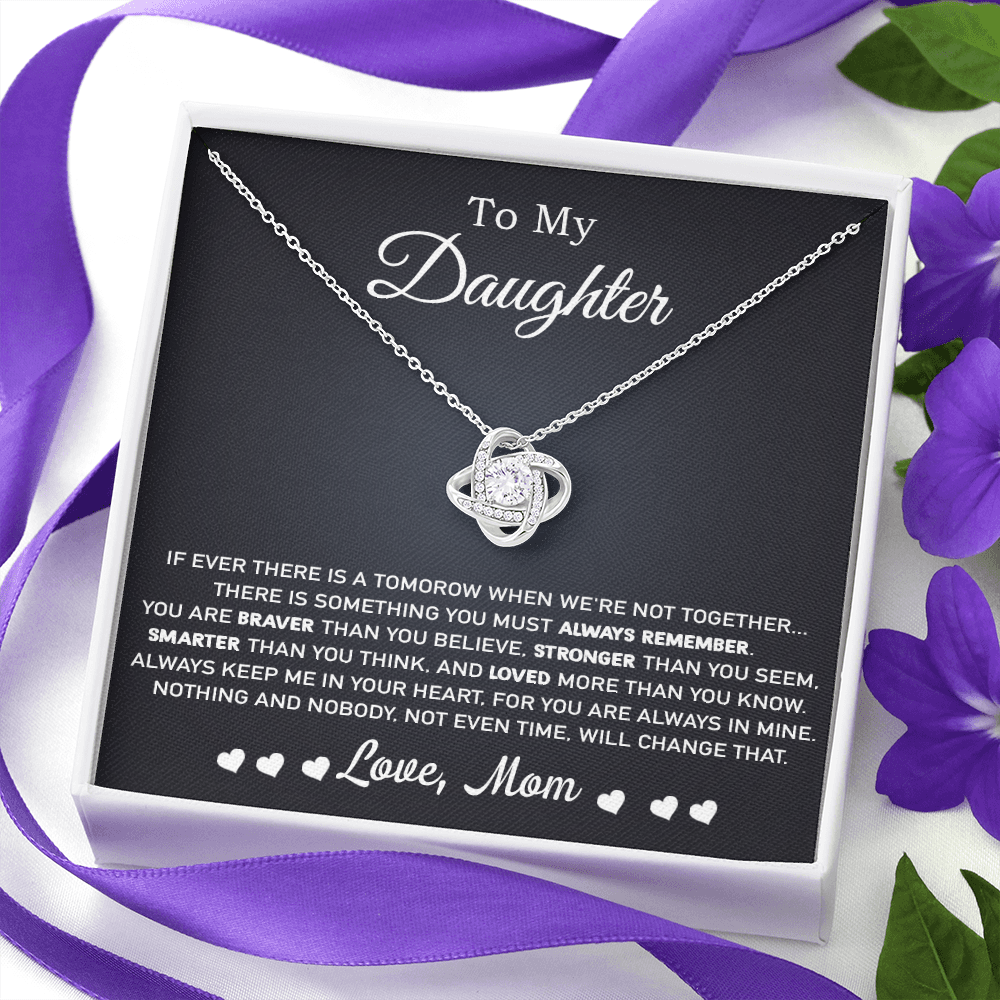To My Daughter Necklace, Daughters Birthday, Gift For Daughter From Mom