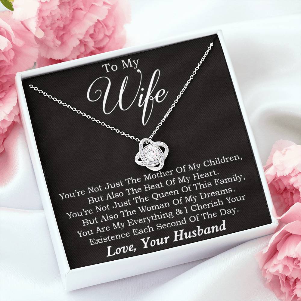 Wife Gift for Mothers Day Necklace, To Wife Mother Day Gift For Wife