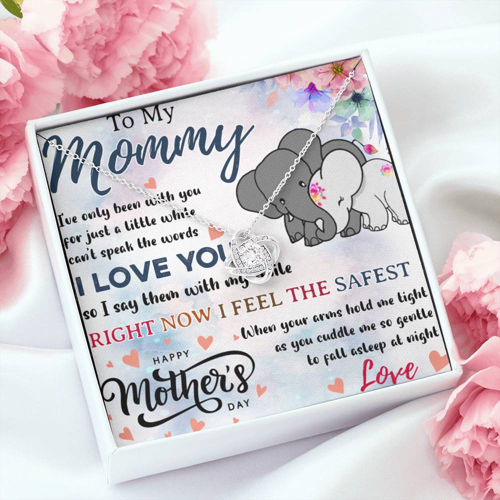 To My Mommy Gift Necklace, Trendy, Gift for New Mom, Happy Mother's Day Gift