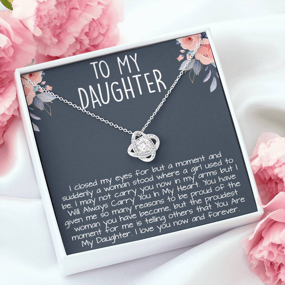 To My Daughter Necklace Gift, Necklace for Daughter, Gift for Daughter