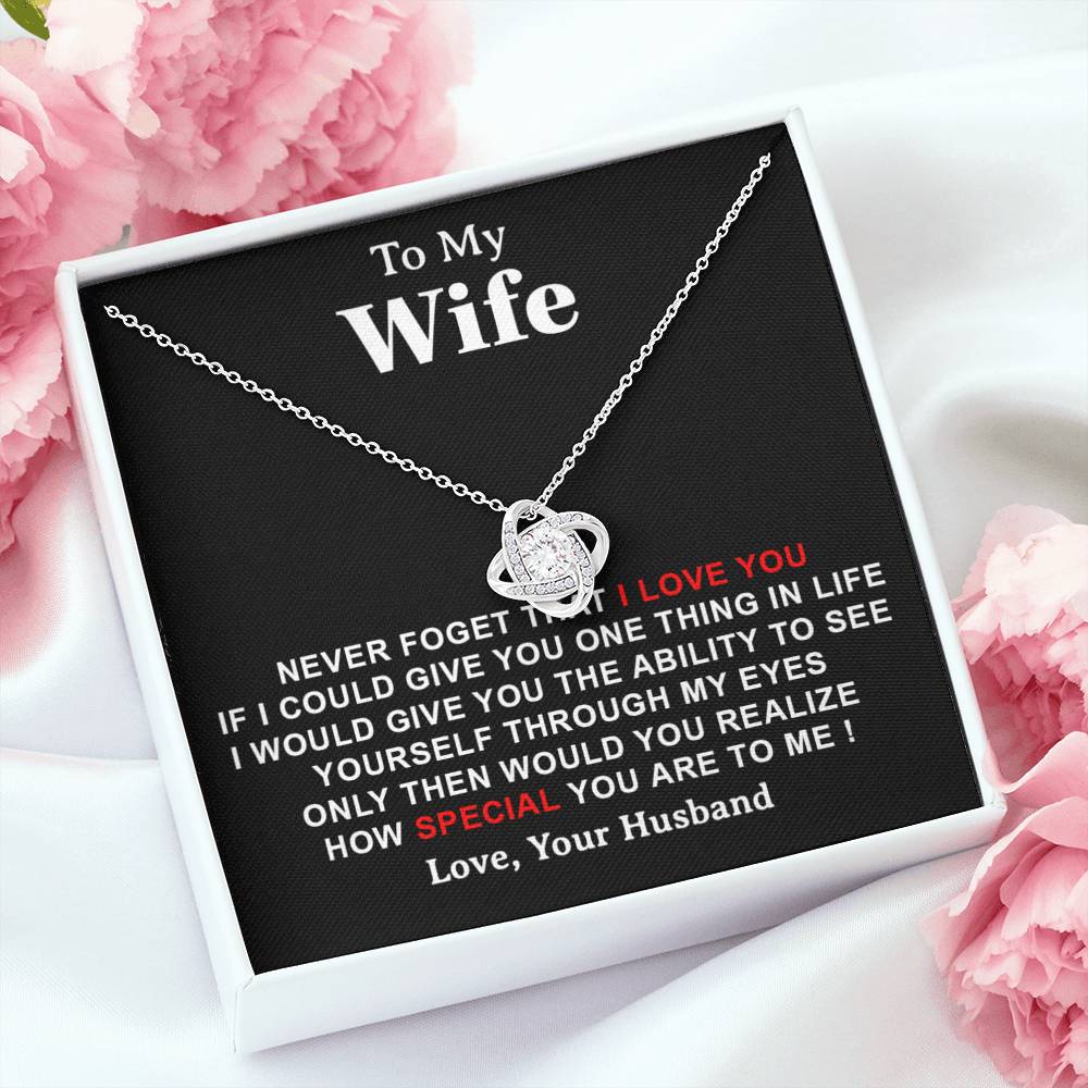 To My Wife Necklace, Engagement Gift For Her, Future Wife Birthday Gift
