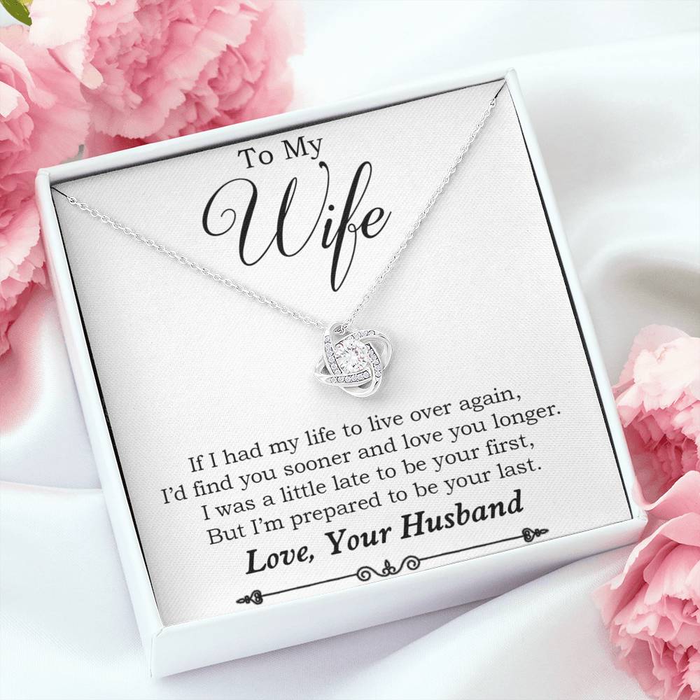To My Wife Necklace, Engagement Gift for Future Wife, Birthday Gift