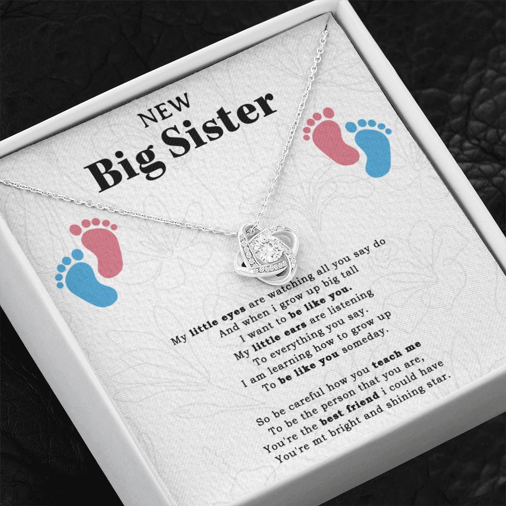 New Big Sister Gift Necklace, Gifts from Baby to Big Sister, Future Big Sister Gift
