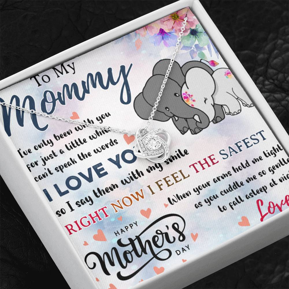 To My Mommy Gift Necklace, Trendy, Gift for New Mom, Happy Mother's Day Gift