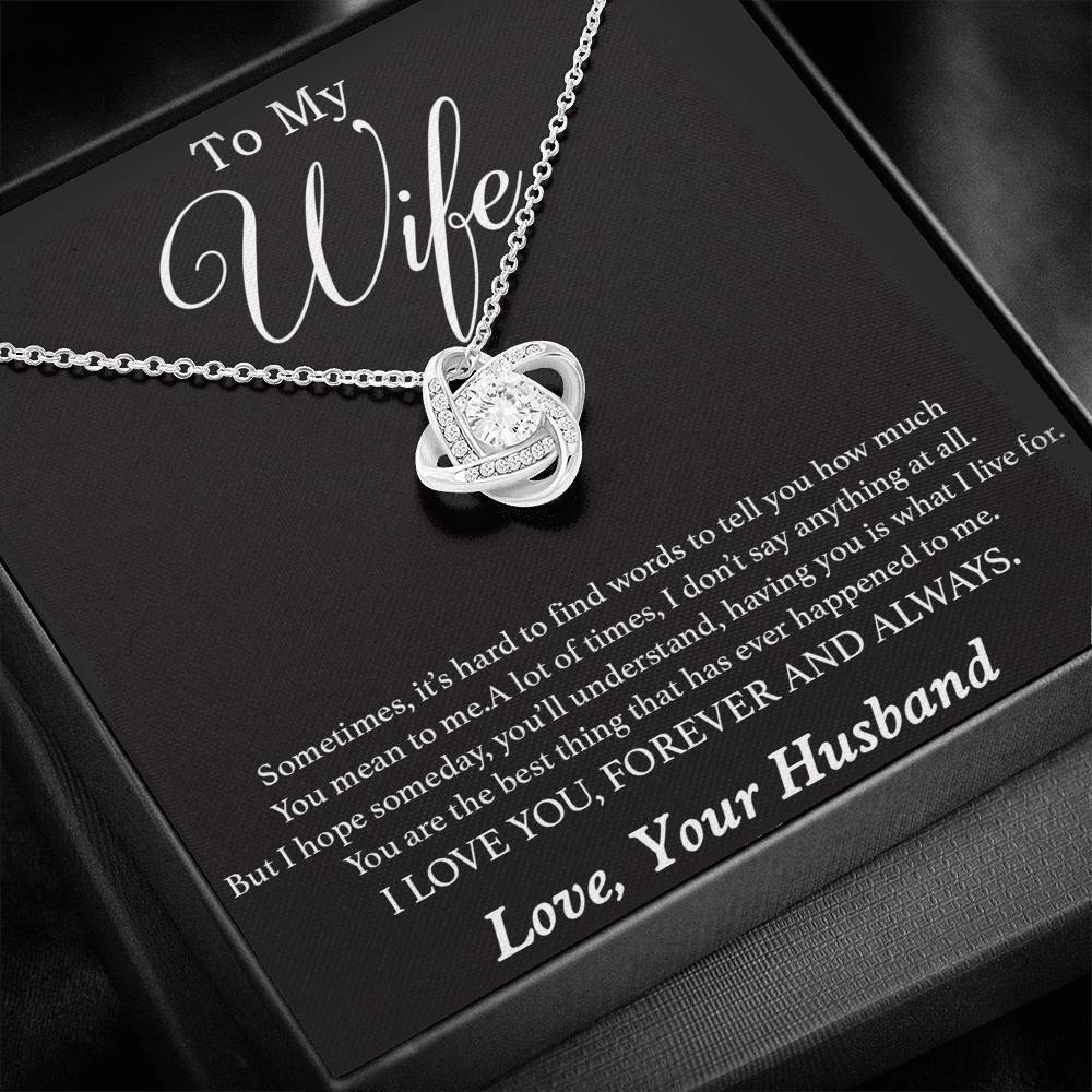 To My Wife Necklace, Gift For Wife, Anniversary Gift For Wife, Necklace For Wife