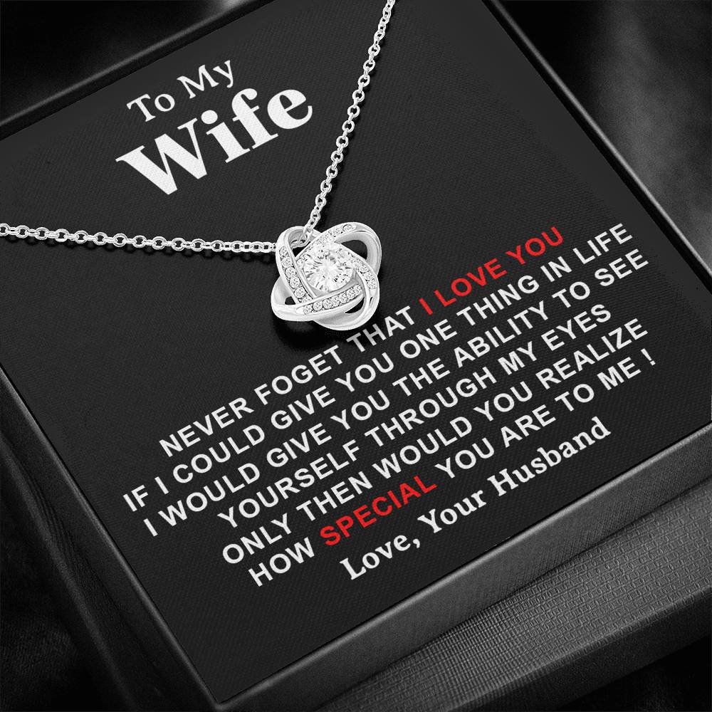 To My Wife Necklace, Engagement Gift For Her, Future Wife Birthday Gift