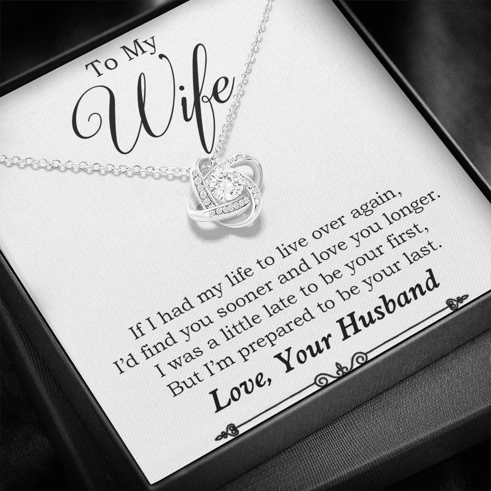 To My Wife Necklace, Engagement Gift for Future Wife, Birthday Gift