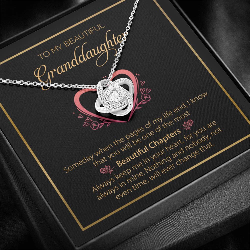 To My Granddaughter Necklace, Granddaughter Necklace, Granddaughter Gifts