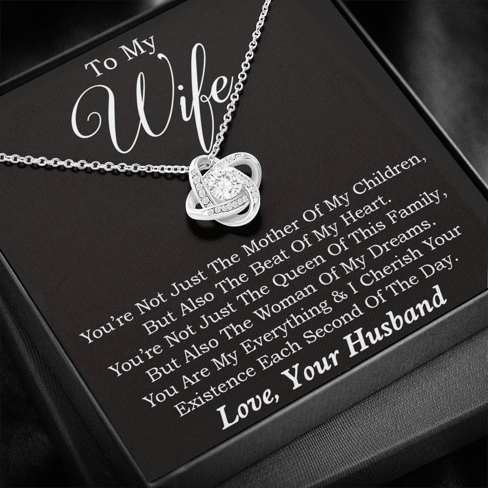 Wife Gift for Mothers Day Necklace, To Wife Mother Day Gift For Wife