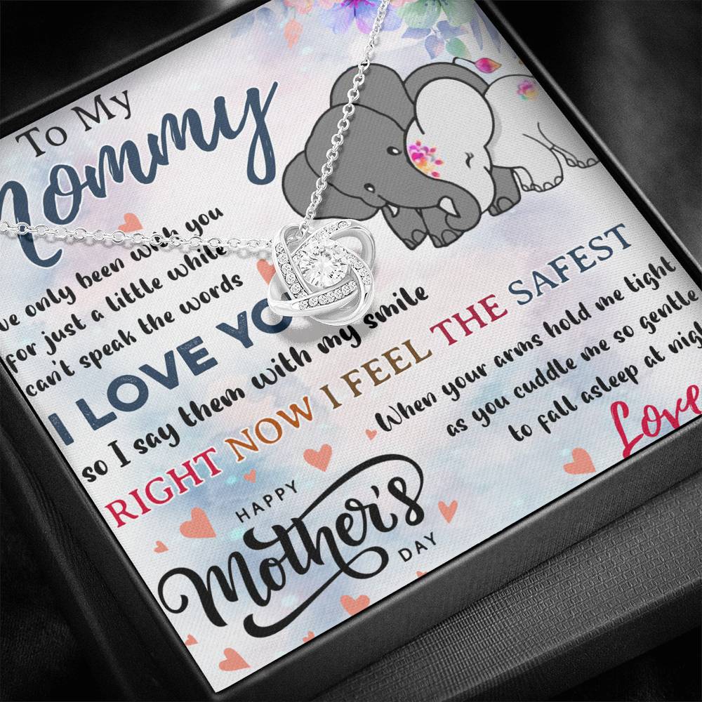 To My Mommy Gift Necklace, Trendy, Gift for New Mom, Happy Mother's Day Gift