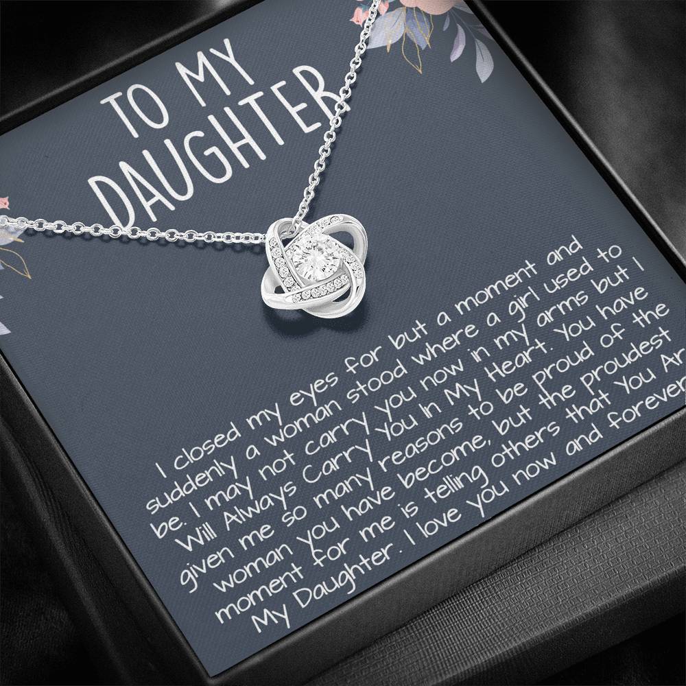 To My Daughter Necklace Gift, Necklace for Daughter, Gift for Daughter