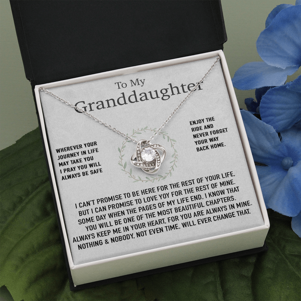To My Granddaughter Necklace, Birthday Gift For Granddaughter, Birthday Gifts