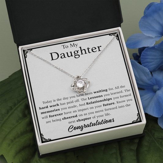 To My Daughter Necklace, Graduation Gift Necklace, Graduation Gift for Her
