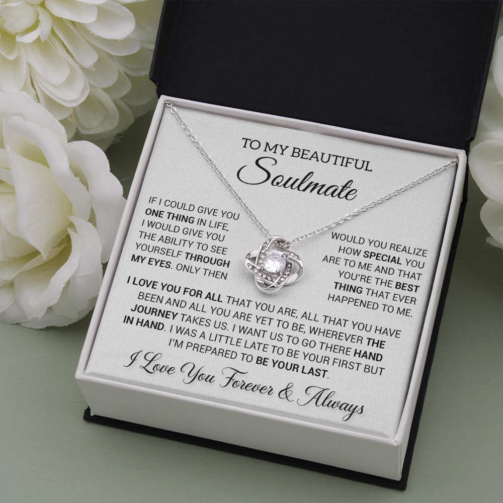 To My Beautiful Soulmate Necklace