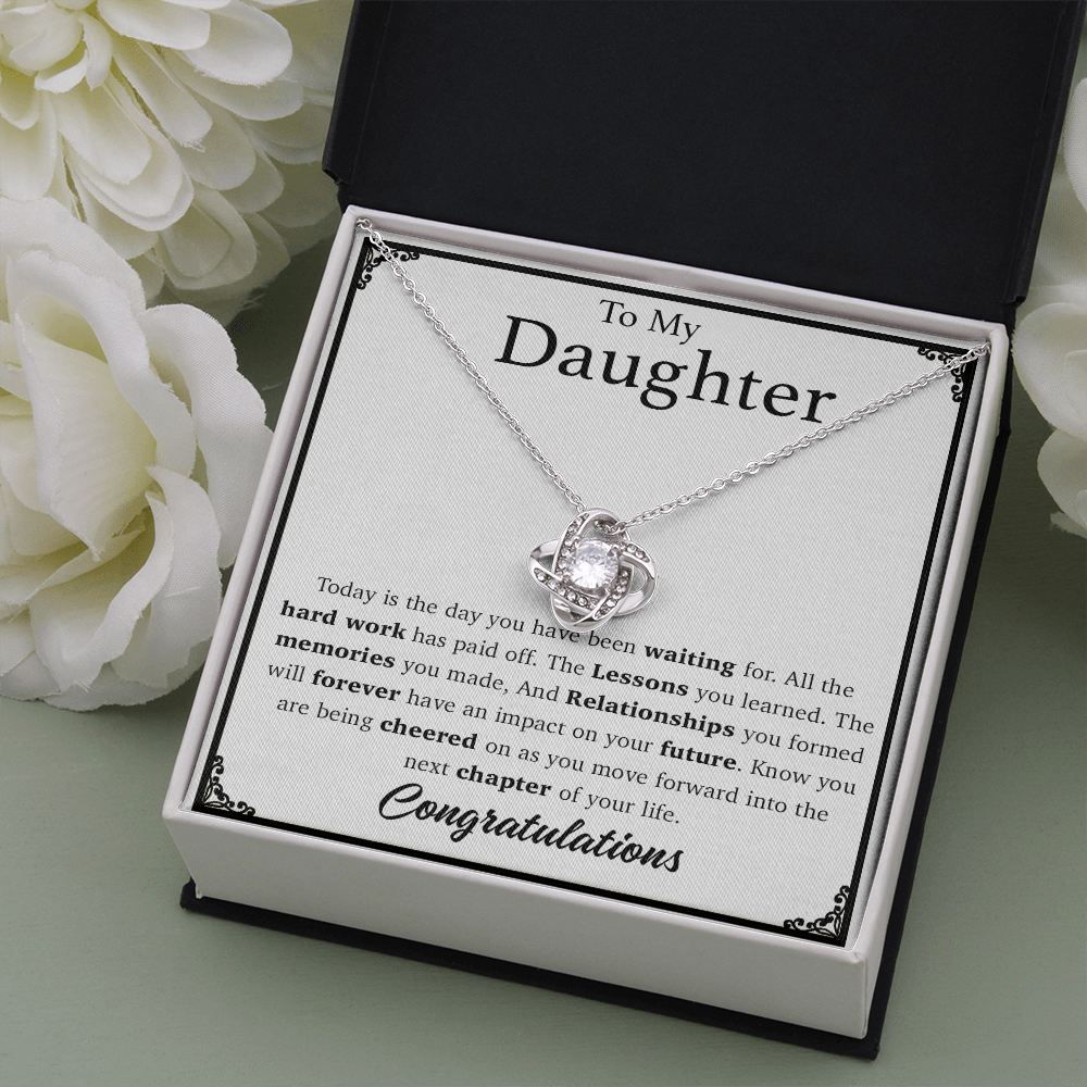 To My Daughter Necklace, Graduation Gift Necklace, Graduation Gift for Her