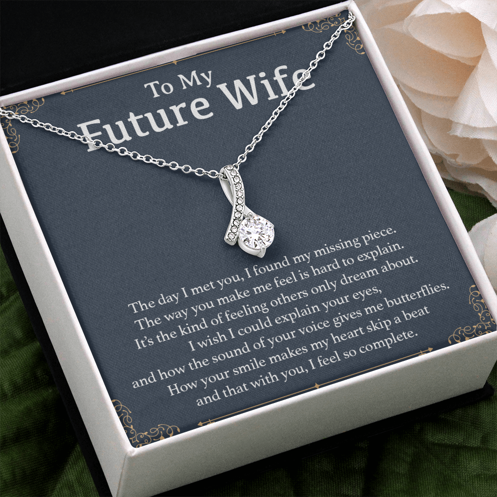 To My Future Wife Necklace, Engagement Gift for Future Wife, Birthday Gift
