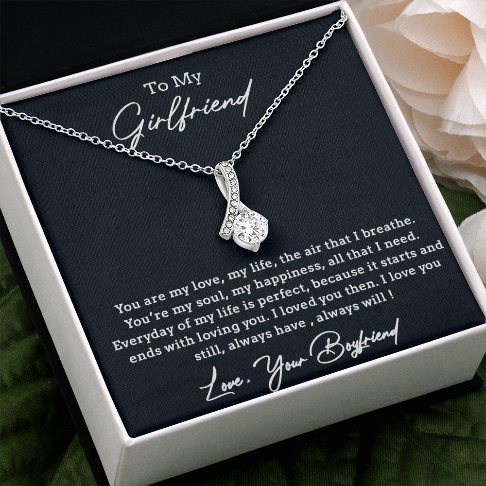 To My Girlfriend Necklace - Special, Necklace for Girlfriend, Birthday Gift
