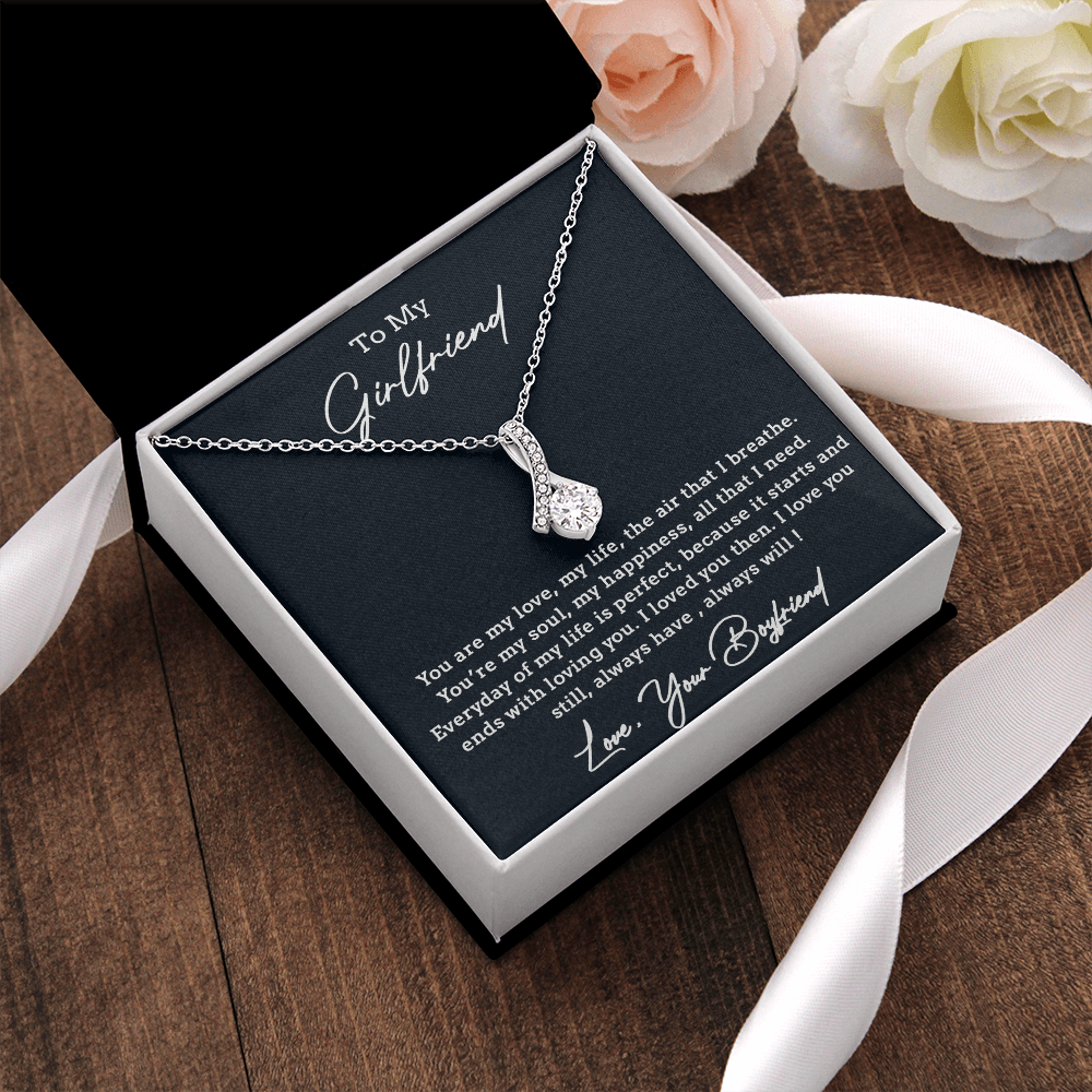 To My Girlfriend Necklace - Special, Necklace for Girlfriend, Birthday Gift
