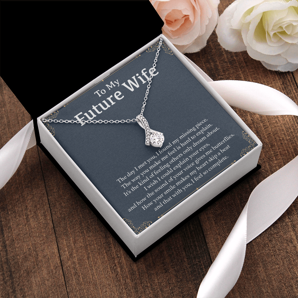 To My Future Wife Necklace, Engagement Gift for Future Wife, Birthday Gift