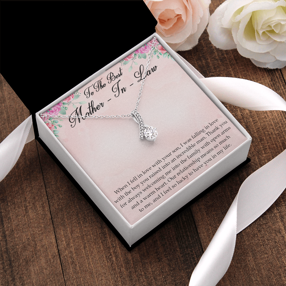 Future Mother in Law, Mother in Law Gift, Mother of the Groom Necklace
