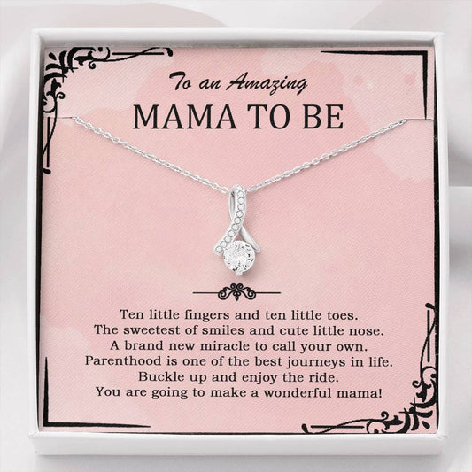To An Amazing First Time Mom Necklace, Pregnancy Gift for Best Friend, Gift for Mom