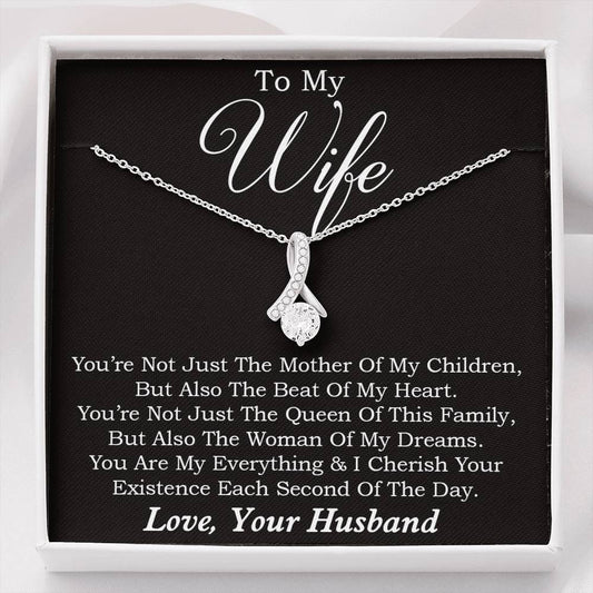 Wife Gift for Mothers Day Necklace, To Wife Mother Day Gift For Wife